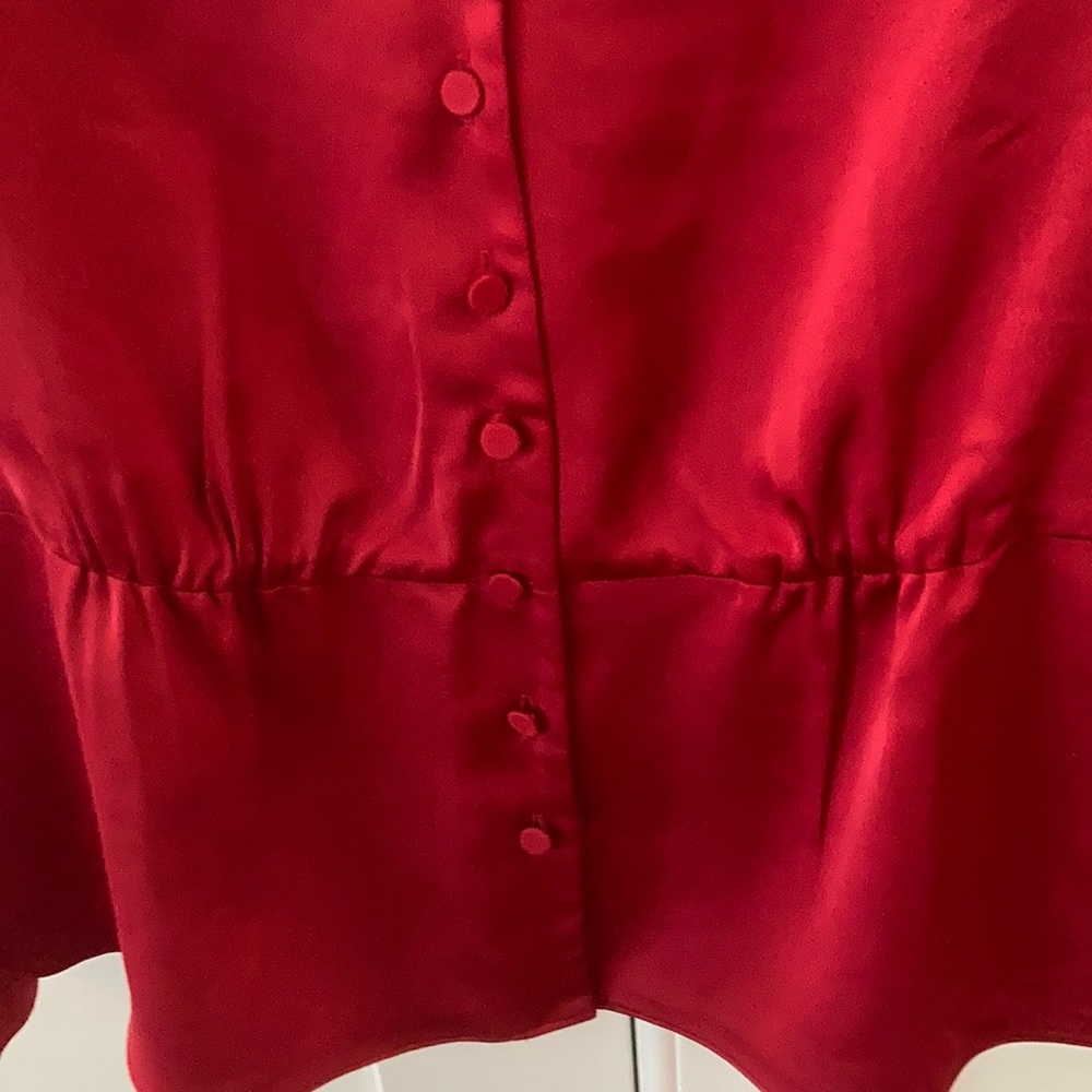 J. Crew satin blouse Size 8 - Picture 2 of 4